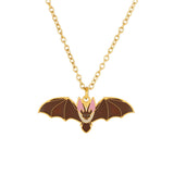 Brown Long-Eared Bat Charm Necklace