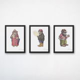 The Teeth art print set