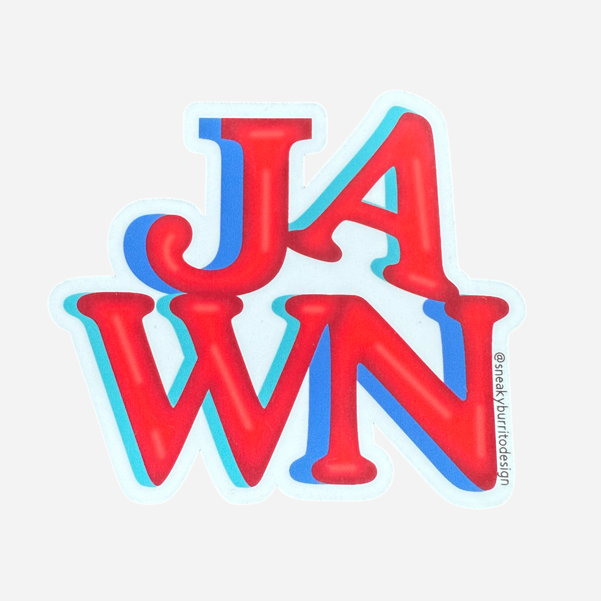 Jawn Love sticker