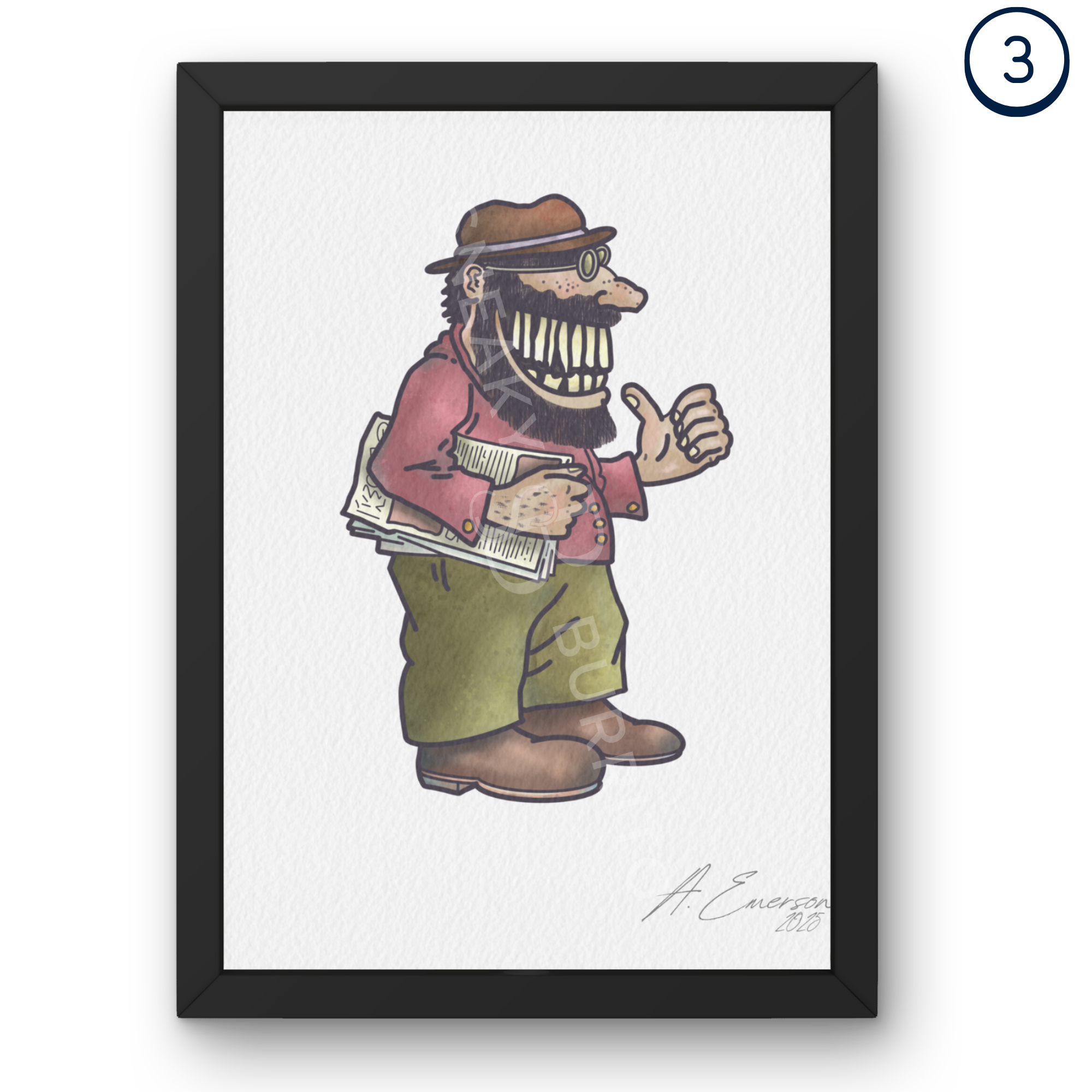 The Teeth art print set
