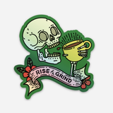 Rise & Grind sticker