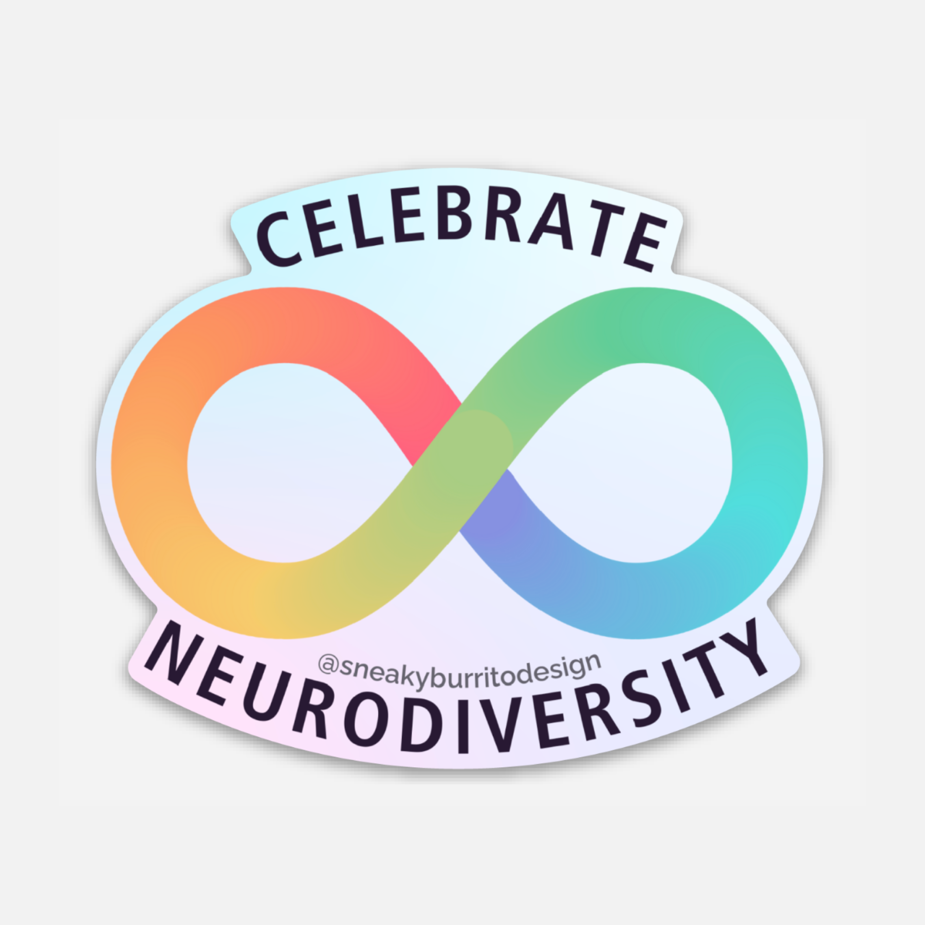 Celebrate Neurodiversity sticker