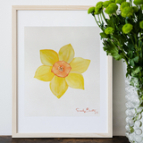 Daffodil art print