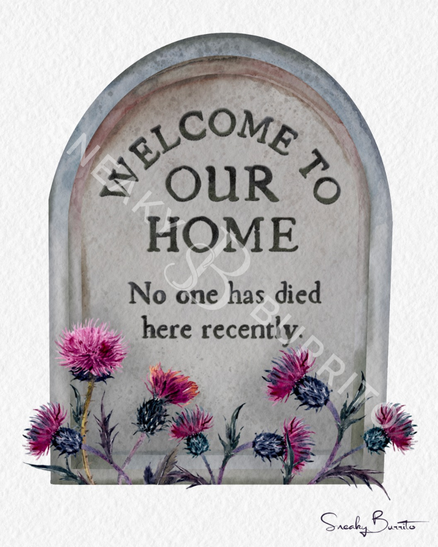 Welcome to Our Home art print