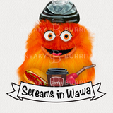 Screams in Wawa art print