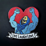 Live Laugh Love embroidered patch