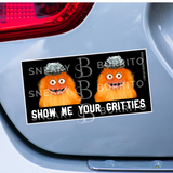Show Me Your Orange Chaos Monsters sticker