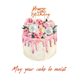 May Your Cake Be Moist greeting card