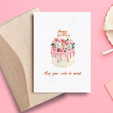 May Your Cake Be Moist greeting card
