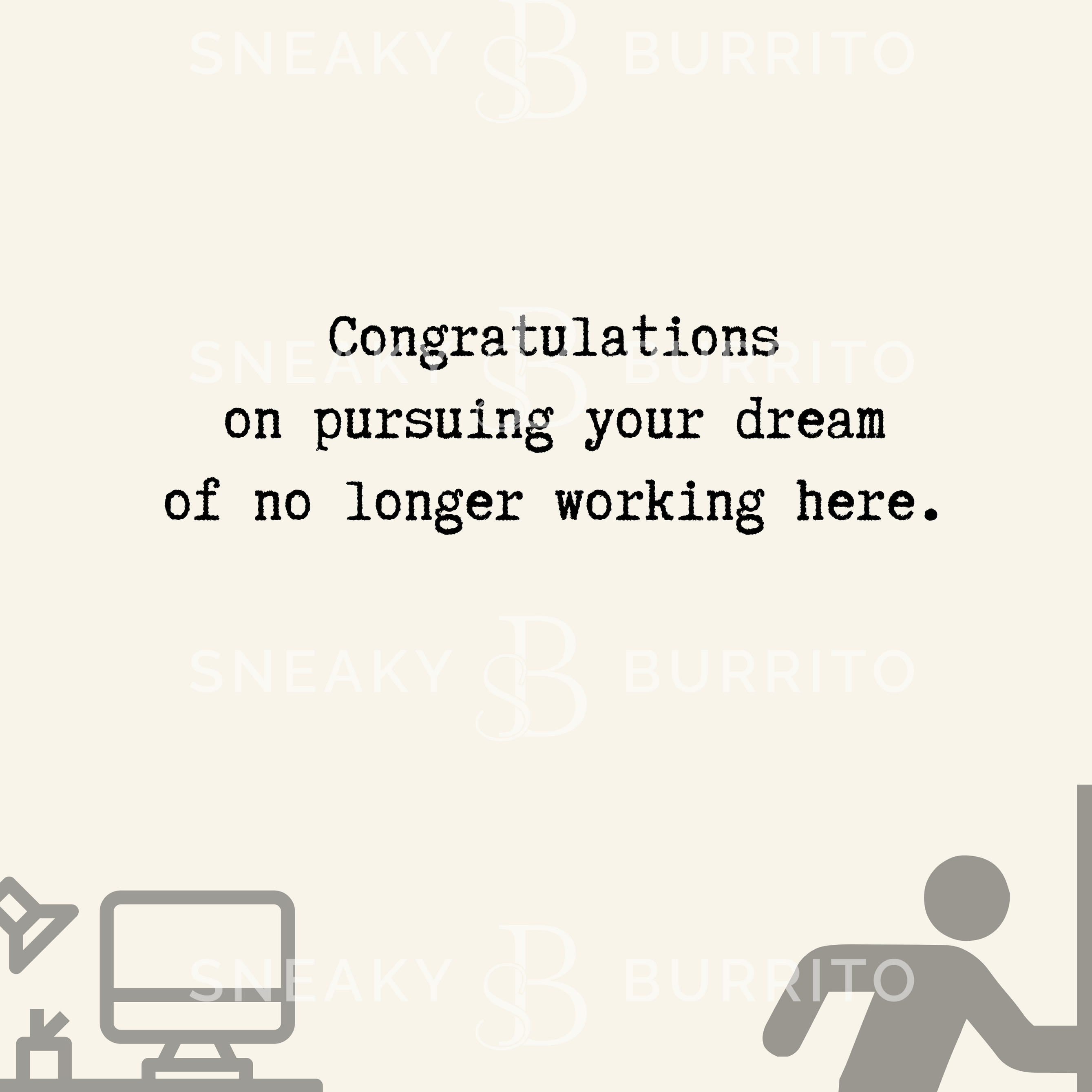 Congratulations, Coworker greeting card