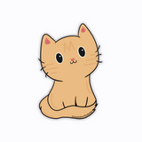 Cat sticker and magnet designs
