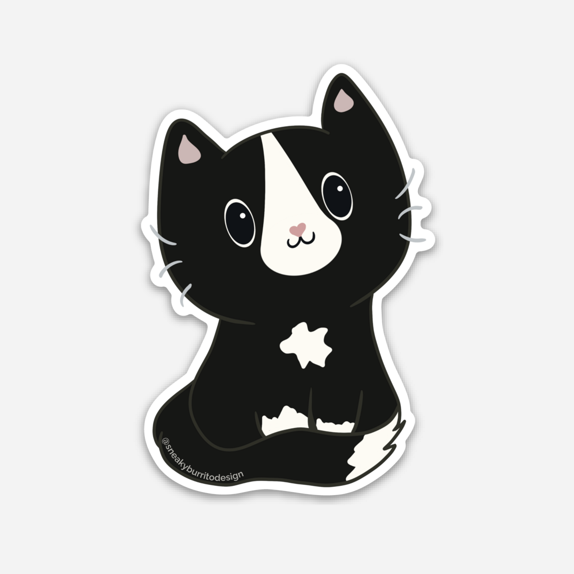 Cat sticker and magnet designs