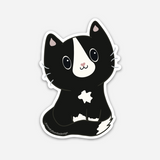 Cat sticker and magnet designs