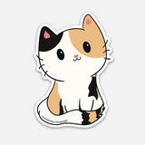 Cat sticker and magnet designs