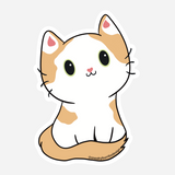 Cat sticker and magnet designs
