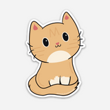 Cat sticker and magnet designs