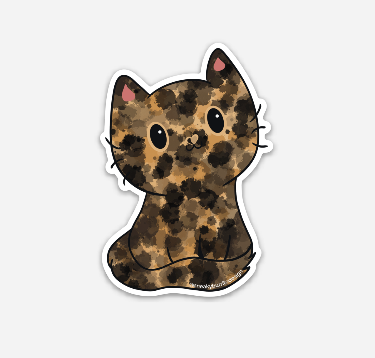 Cat sticker and magnet designs