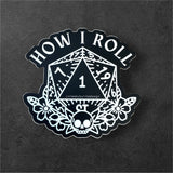 How I Roll (Natural 20) sticker
