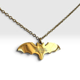 Brown Long-Eared Bat Charm Necklace
